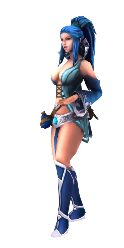 Magic Girl hero render