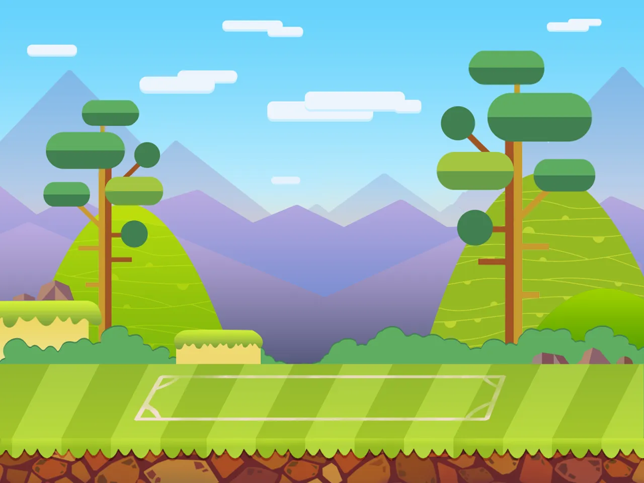 Volleyball court background art, no characters