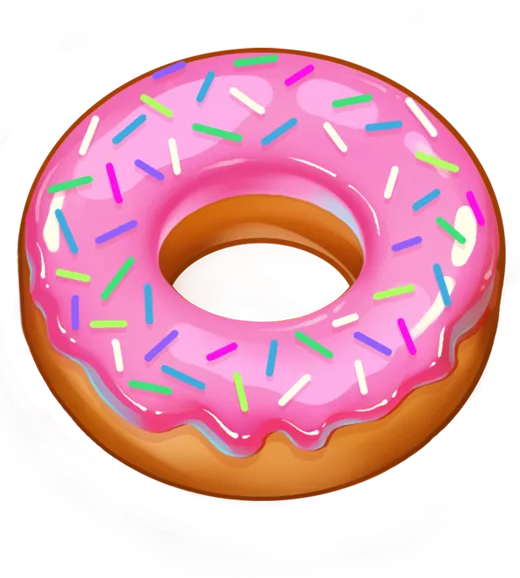 Feed the Cat: donut boss character art