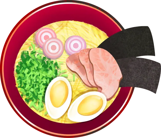 Feed the Cat: ramen boss character art
